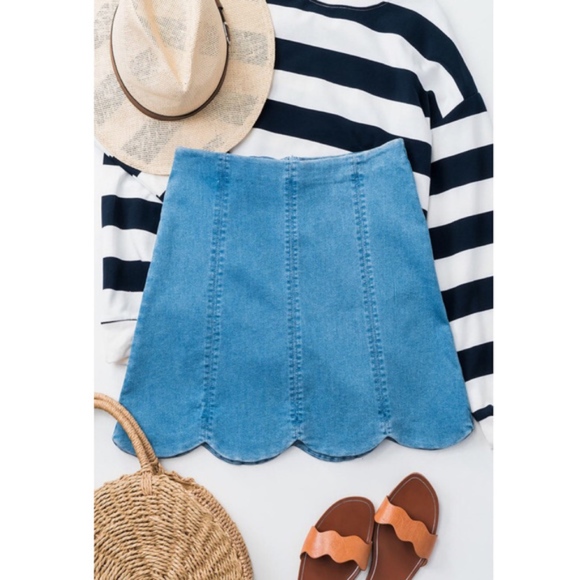 Bellanblue Dresses & Skirts - HUNTINGTON Denim Skirt